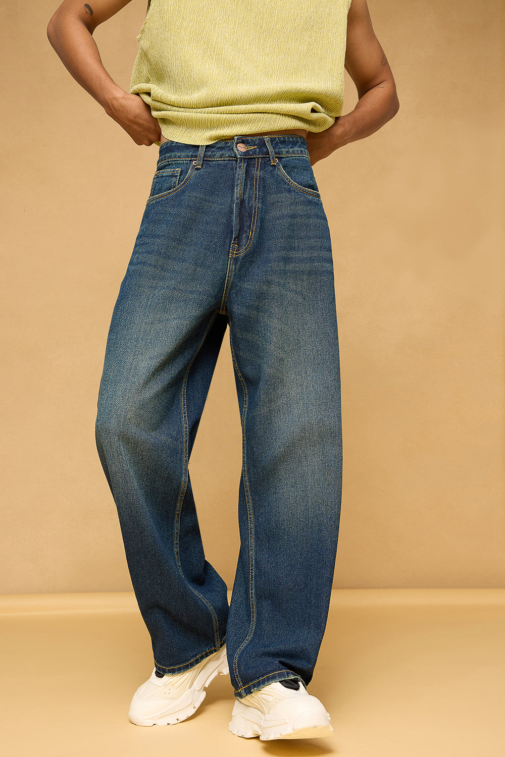 16july_19599.jpg Lagoon Tinted Oversized Baggy Straight Jeans - Image 1