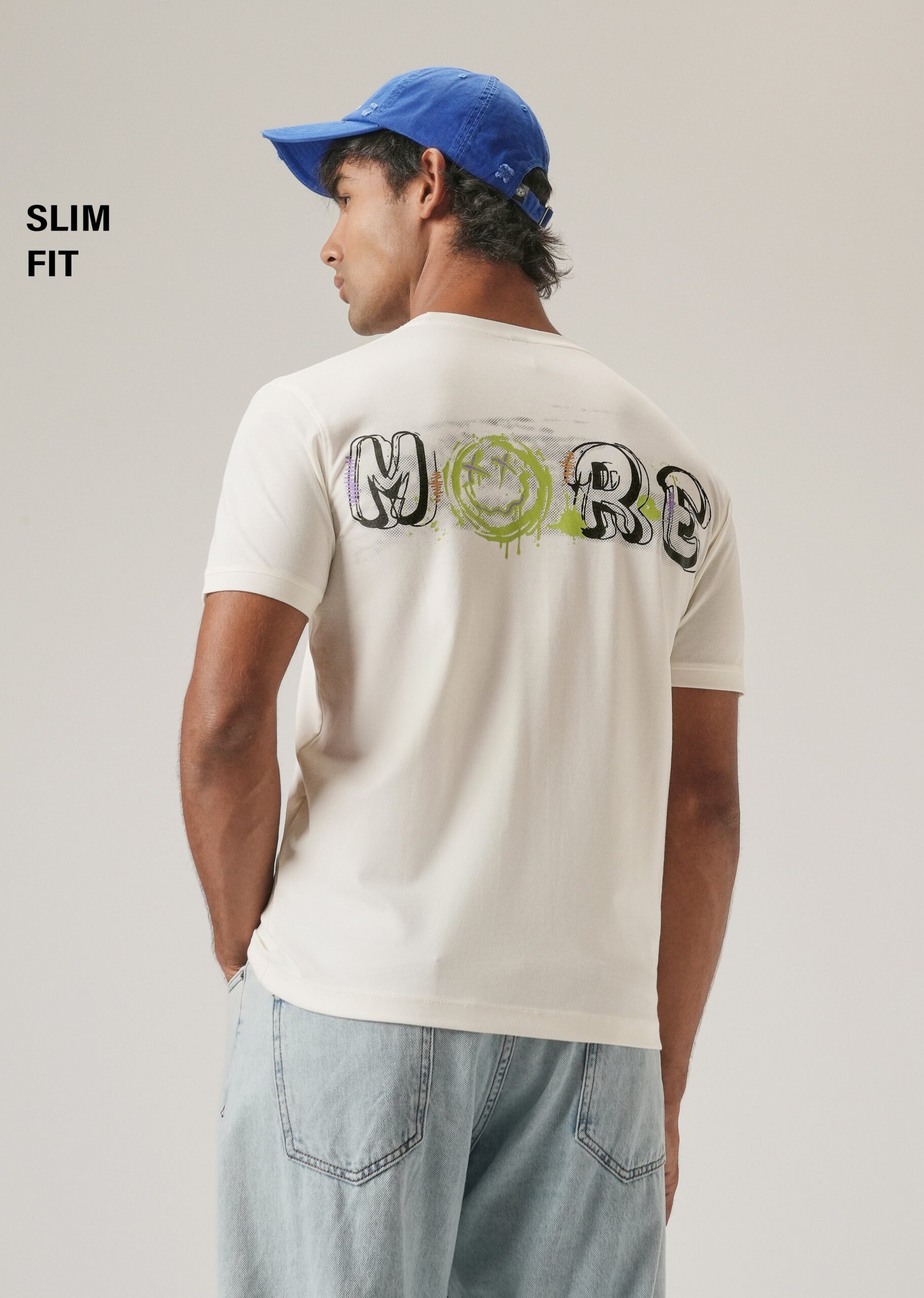 White_Back_Print_Slim_Fit_T-Shirt_6-scaled-1.jpg White Back Print Slim Fit Cotton T Shirt - Image 1